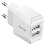 Baseus Charger Mini Dual USB Charger 2.1a Ccall MN02